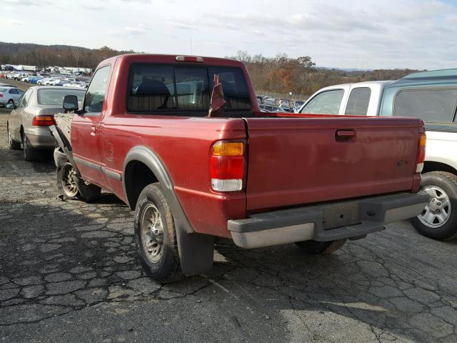 1FTYR11X2WTA32126 - 1998 FORD RANGER RED photo 3
