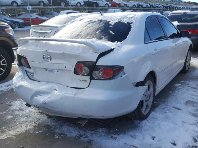 1YVHP80D075M13995 - 2007 MAZDA 6 S WHITE photo 4