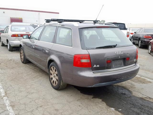 WAUDA24B4XN134932 - 1999 AUDI A6 AVANT Q BROWN photo 3