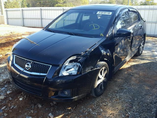 3N1AB6AP4BL719127 - 2011 NISSAN SENTRA 2.0 BLACK photo 2