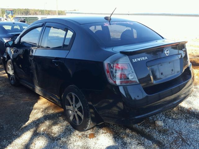 3N1AB6AP4BL719127 - 2011 NISSAN SENTRA 2.0 BLACK photo 3