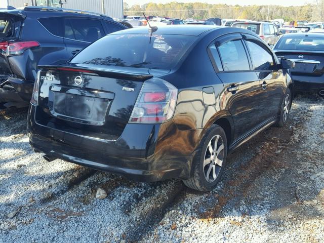 3N1AB6AP4BL719127 - 2011 NISSAN SENTRA 2.0 BLACK photo 4