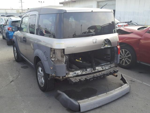 5J6YH18663L020728 - 2003 HONDA ELEMENT EX TAN photo 3