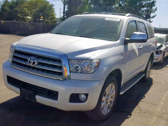 5TDDW5G11CS064903 - 2012 TOYOTA SEQUOIA PL WHITE photo 2