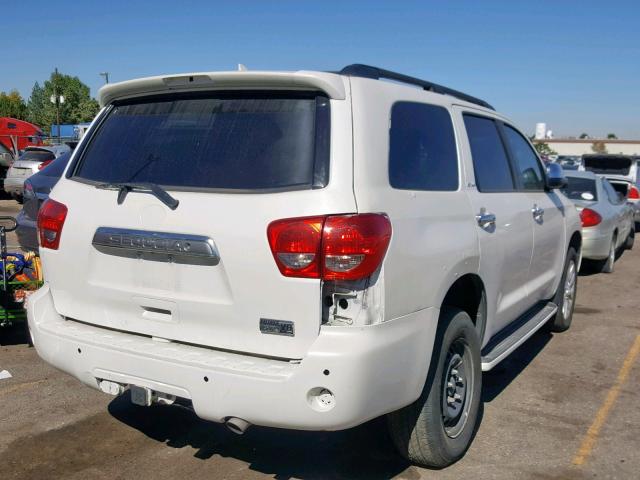 5TDDW5G11CS064903 - 2012 TOYOTA SEQUOIA PL WHITE photo 4