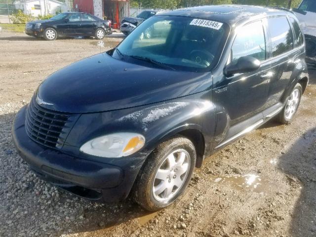 3C8FY68B15T542275 - 2005 CHRYSLER PT CRUISER BLACK photo 2