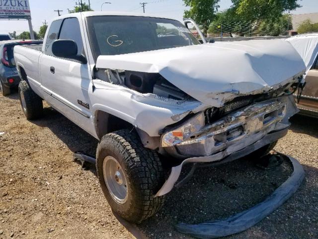 3B7KF23621G758809 - 2001 DODGE RAM 2500 WHITE photo 1