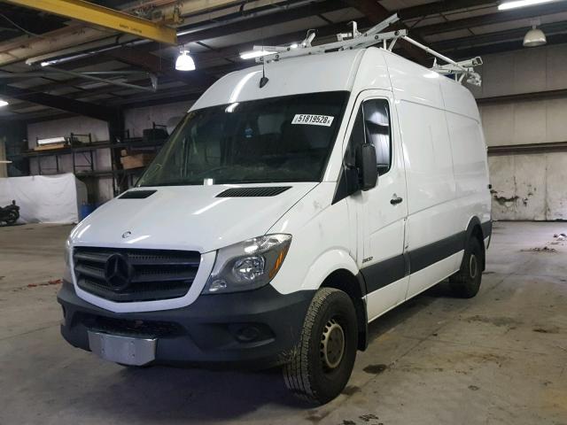 WD3PE7DC5F5961311 - 2015 MERCEDES-BENZ SPRINTER 2 WHITE photo 2