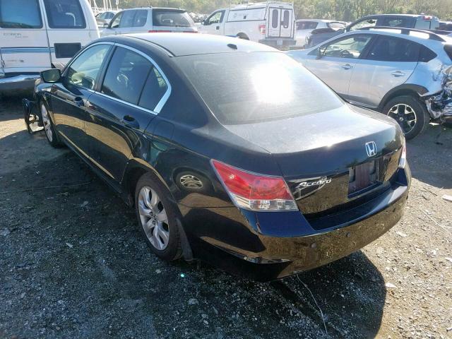 1HGCP26839A806098 - 2009 HONDA ACCORD EXL BLACK photo 3