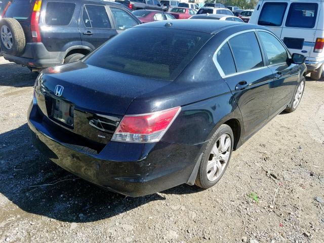 1HGCP26839A806098 - 2009 HONDA ACCORD EXL BLACK photo 4