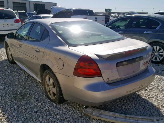 2G2WP552081144665 - 2008 PONTIAC GRAND PRIX SILVER photo 3