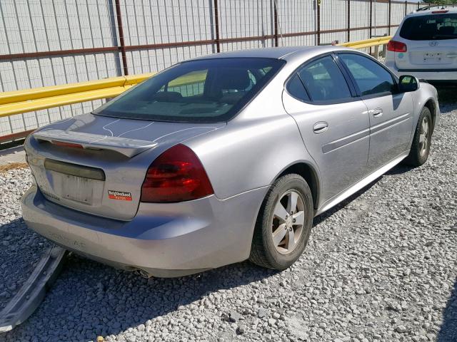 2G2WP552081144665 - 2008 PONTIAC GRAND PRIX SILVER photo 4
