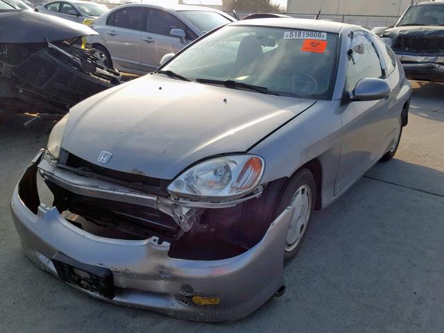 JHMZE14722T000863 - 2002 HONDA INSIGHT SILVER photo 2