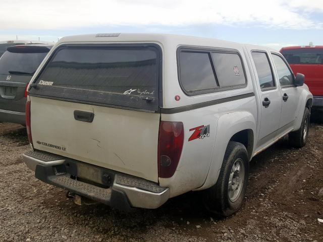 1GCDT13E278152458 - 2007 CHEVROLET COLORADO WHITE photo 4