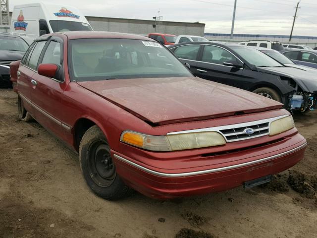 2FALP73WXTX125004 - 1996 FORD CROWN VICT RED photo 1