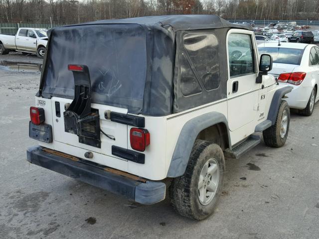 1J4FA39S16P728885 - 2006 JEEP WRANGLER X WHITE photo 4