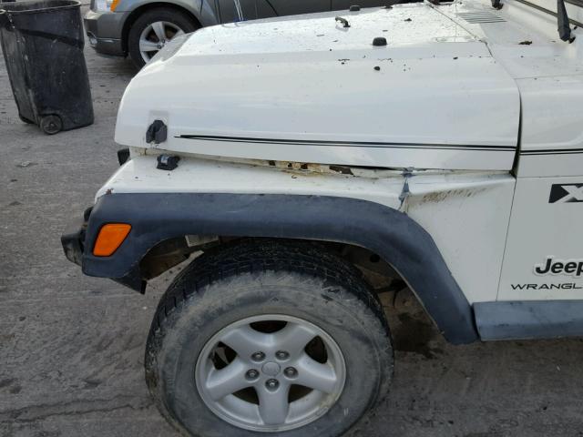 1J4FA39S16P728885 - 2006 JEEP WRANGLER X WHITE photo 9