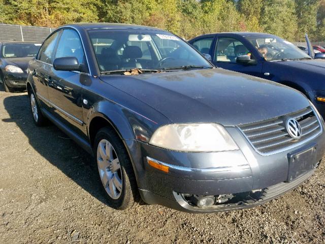 WVWRH63B12P133635 - 2002 VOLKSWAGEN PASSAT GLX BLUE photo 1