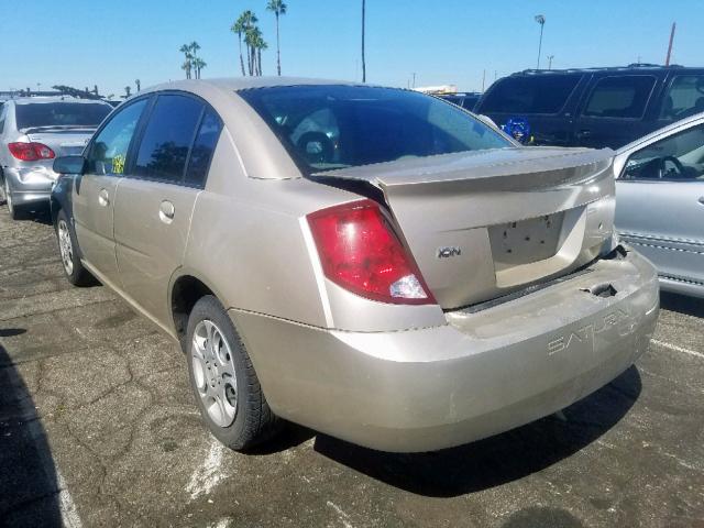 1G8AJ52F23Z157541 - 2003 SATURN ION LEVEL TAN photo 3