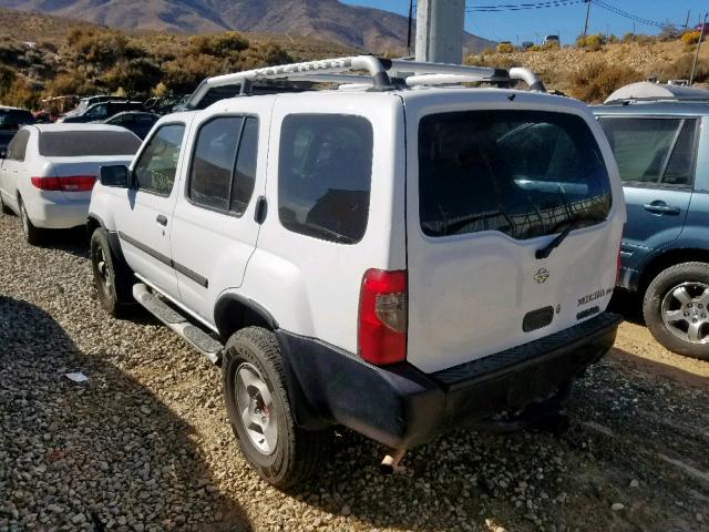 5N1ED28T61C551016 - 2001 NISSAN XTERRA XE WHITE photo 3