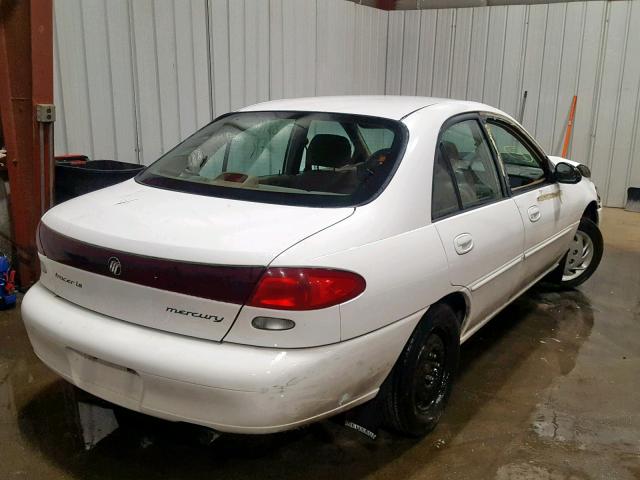 1MELM13PXVW605310 - 1997 MERCURY TRACER LS WHITE photo 4