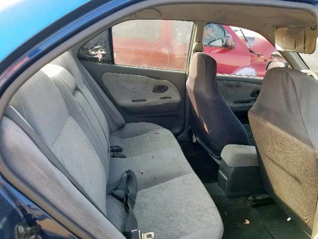 JA3AY26C81U032911 - 2001 MITSUBISHI MIRAGE ES BLUE photo 6