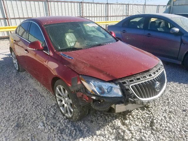 2G4GU5GV1D9178167 - 2013 BUICK REGAL PREM RED photo 1