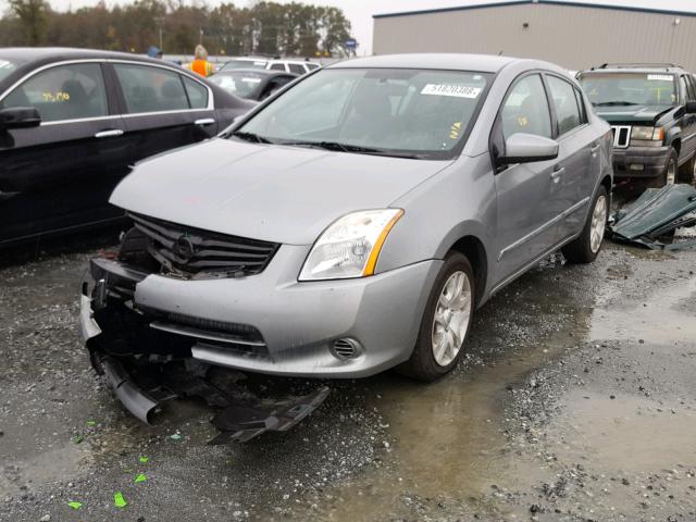 3N1AB6AP2CL734226 - 2012 NISSAN SENTRA 2.0 GRAY photo 2