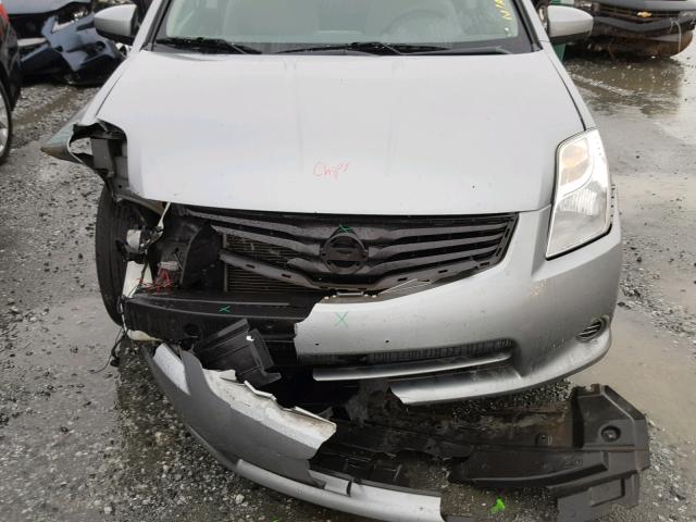 3N1AB6AP2CL734226 - 2012 NISSAN SENTRA 2.0 GRAY photo 7