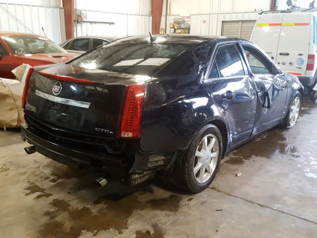 1G6DT57V580129387 - 2008 CADILLAC CTS HI FEA BLACK photo 4