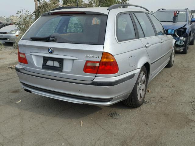 WBAAW33441ET43169 - 2001 BMW 325 IT SILVER photo 4