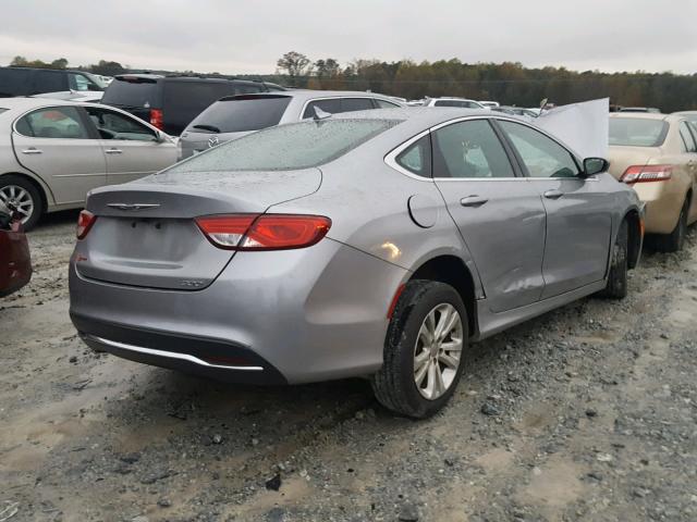 1C3CCCAB4GN177075 - 2016 CHRYSLER 200 LIMITE SILVER photo 4