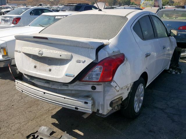 3N1CN7AP3GL838705 - 2016 NISSAN VERSA S WHITE photo 4