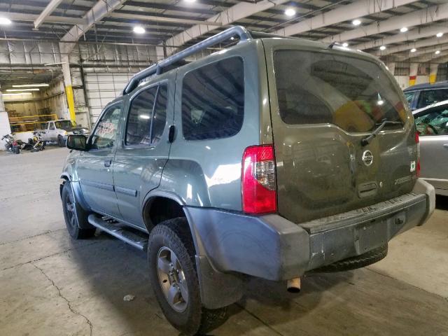 5N1ED28T13C653455 - 2003 NISSAN XTERRA XE GREEN photo 3