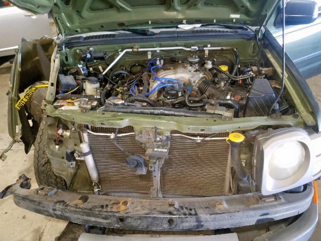 5N1ED28T13C653455 - 2003 NISSAN XTERRA XE GREEN photo 7