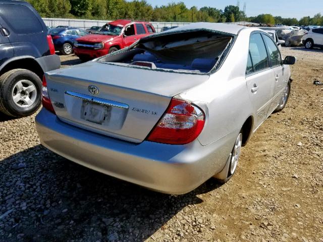 4T1BE32K92U032897 - 2002 TOYOTA CAMRY LE SILVER photo 4