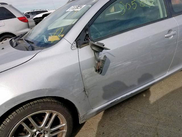 JTKDE167150021694 - 2005 TOYOTA SCION TC ვერცხლისფერი ფოტო 9