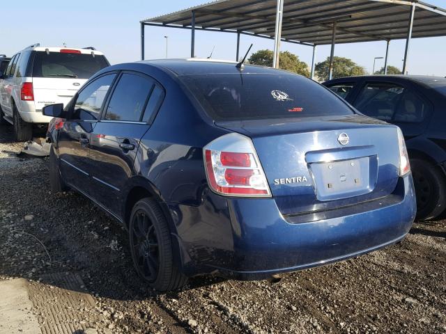 3N1AB61E08L648306 - 2008 NISSAN SENTRA 2.0 BLUE photo 3