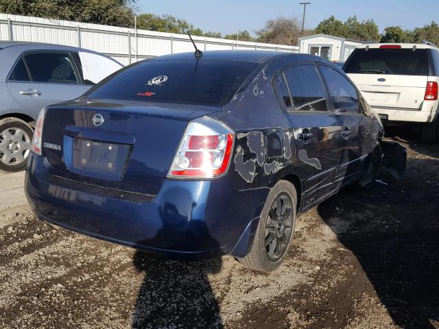 3N1AB61E08L648306 - 2008 NISSAN SENTRA 2.0 BLUE photo 4