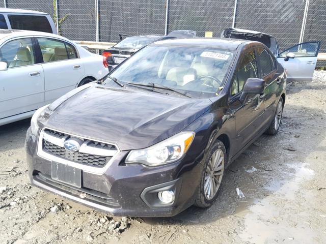 JF1GJAK62CH027411 - 2012 SUBARU IMPREZA LI BROWN photo 2