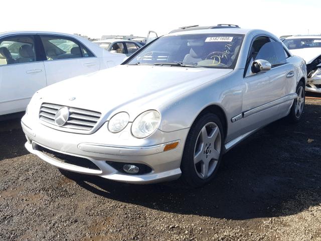 WDBPJ76J83A032423 - 2003 MERCEDES-BENZ CL 600 SILVER photo 2