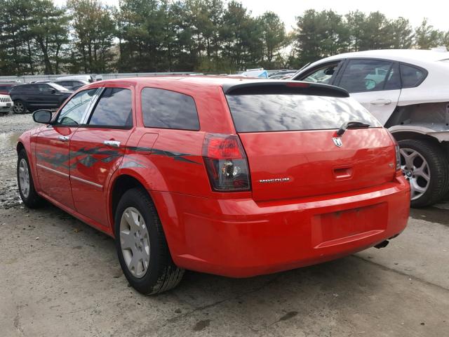 2D4FV47V47H831465 - 2007 DODGE MAGNUM SXT RED photo 3