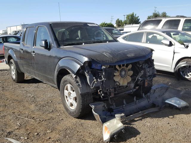 1N6AD09U67C461126 - 2007 NISSAN FRONTIER C BLACK photo 1