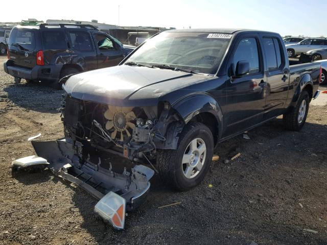 1N6AD09U67C461126 - 2007 NISSAN FRONTIER C BLACK photo 2