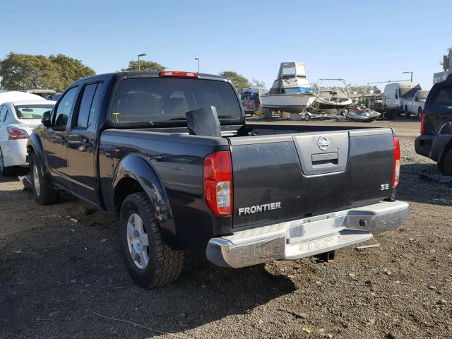 1N6AD09U67C461126 - 2007 NISSAN FRONTIER C BLACK photo 3