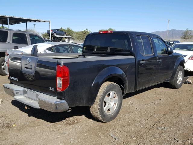 1N6AD09U67C461126 - 2007 NISSAN FRONTIER C BLACK photo 4