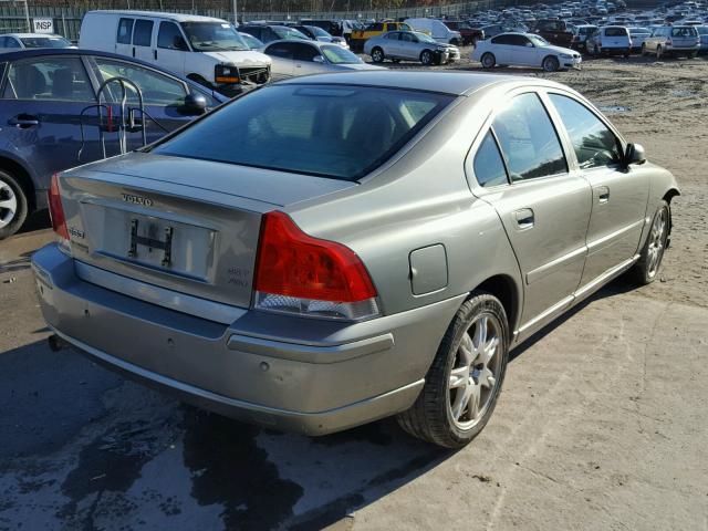 YV1RH592862548692 - 2006 VOLVO S60 2.5T GREEN photo 4