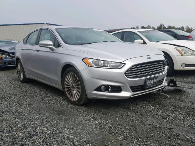 3FA6P0K99ER307357 - 2014 FORD FUSION TIT SILVER photo 1