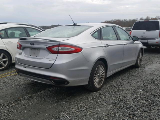 3FA6P0K99ER307357 - 2014 FORD FUSION TIT SILVER photo 4