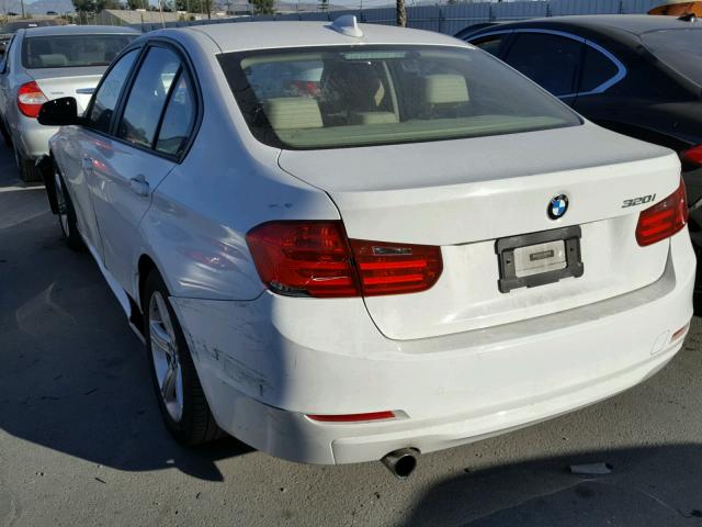 WBA3B1C59EPV79165 - 2014 BMW 320 I WHITE photo 3